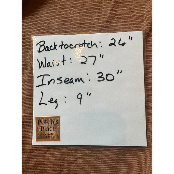 Liberty brown overalls size 34x32. Good condition. Signs of wear on cuffs. - Picture 4 of 7